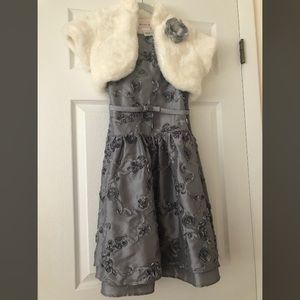 American Girl Doll Holiday Kids Dress